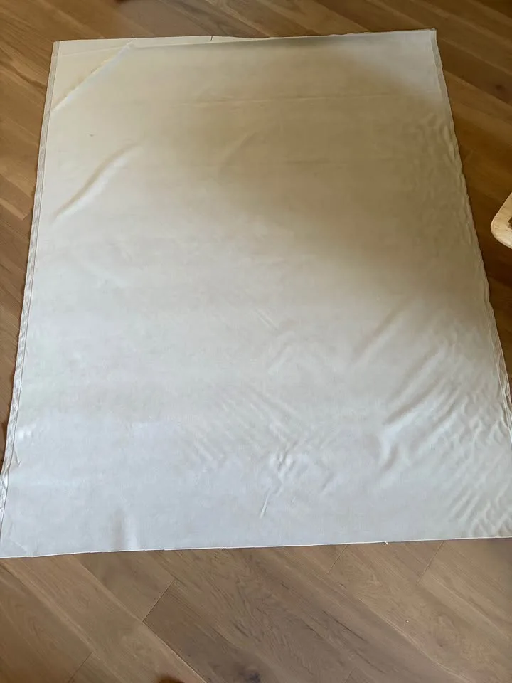 Cream/grey velvet 2 Yards image indicator(2)