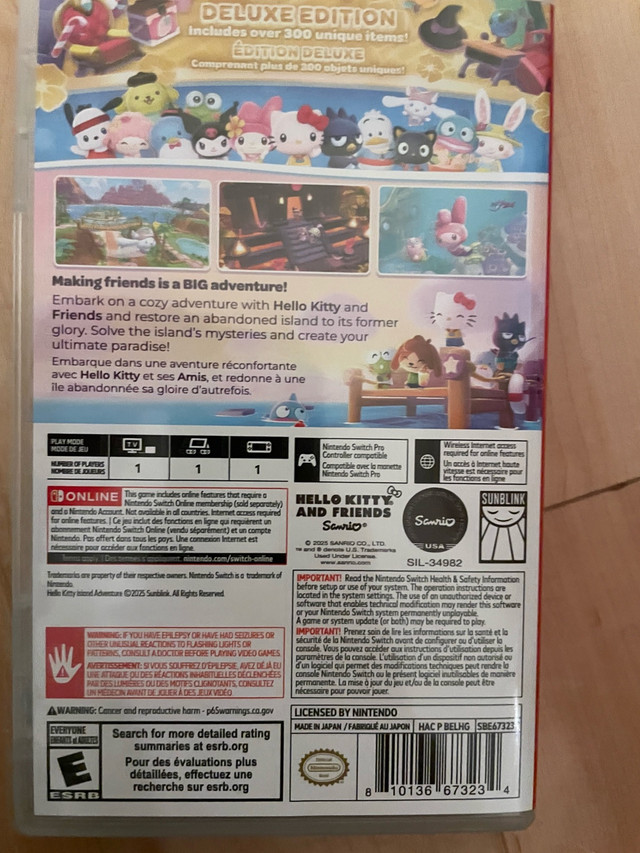 Hello Kitty Island Adventure Deluxe Edition Nintendo Switch - photo 3