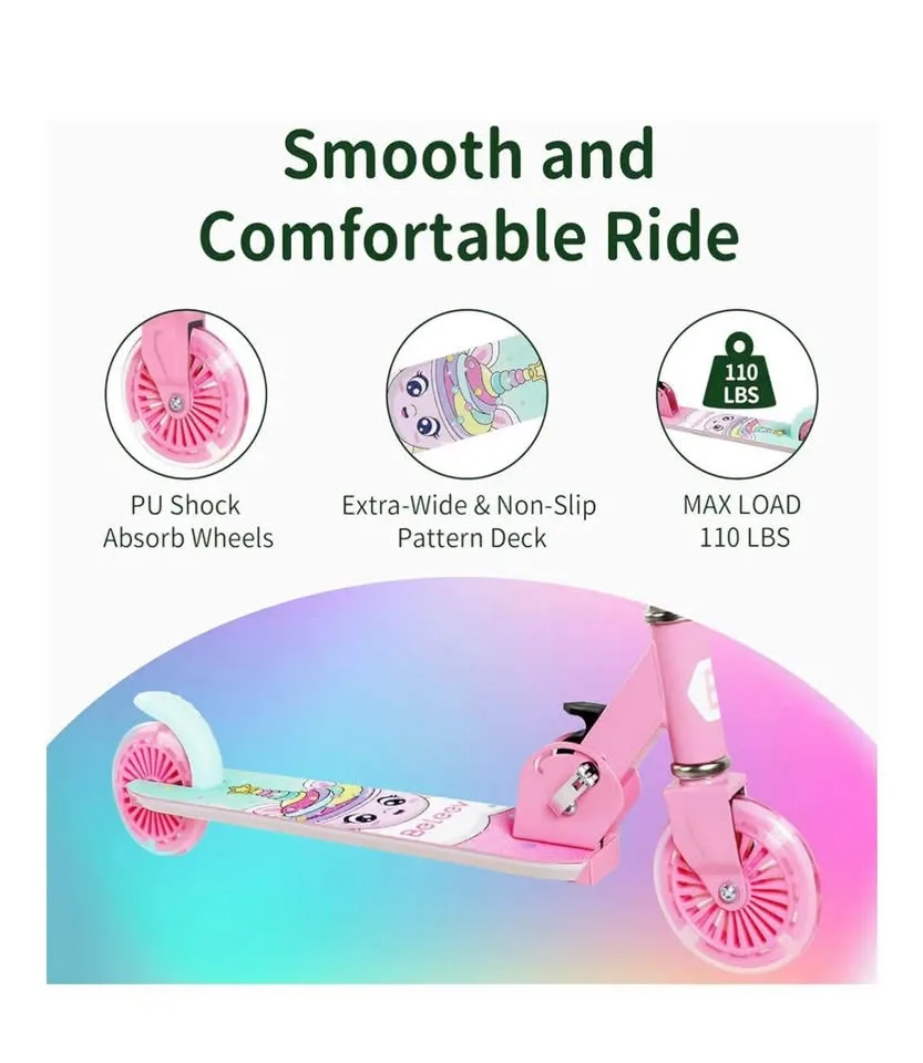 BELEEV V2 Scooter for Kids with Light-Up Wheels image indicator(6)