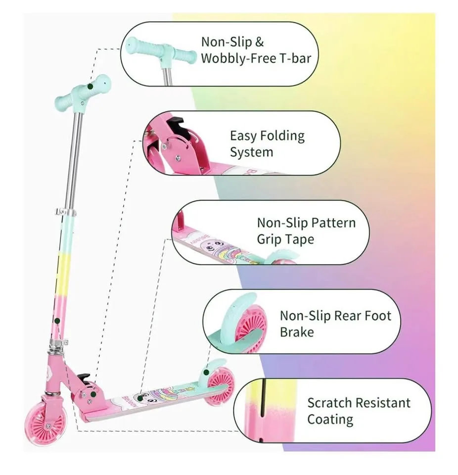 BELEEV V2 Scooter for Kids with Light-Up Wheels image indicator(7)
