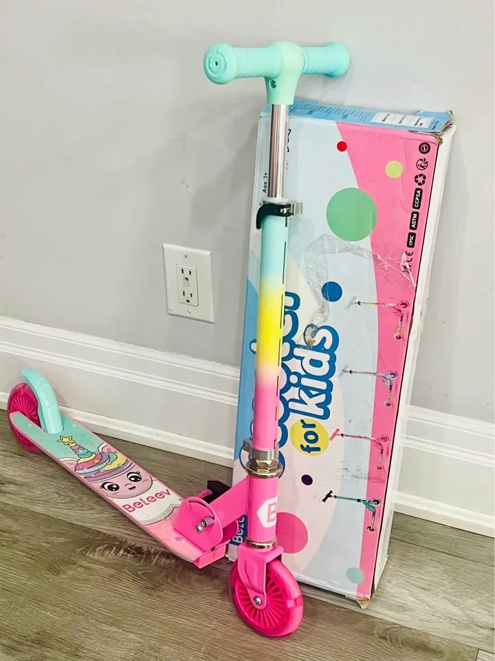 BELEEV V2 Scooter for Kids with Light-Up Wheels image indicator(9)