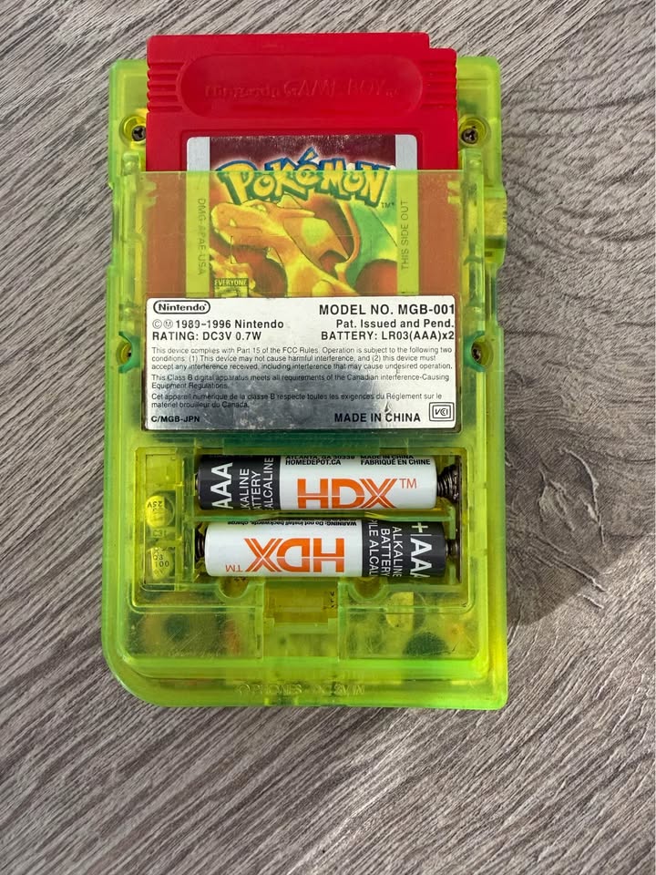 Nintendo Game Boy Pocket Extreme Green Tested - photo 2