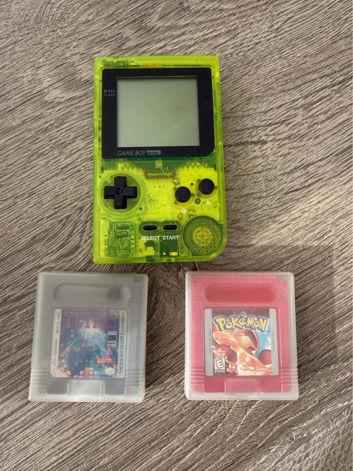 Nintendo Game Boy Pocket Extreme Green Tested - photo 3
