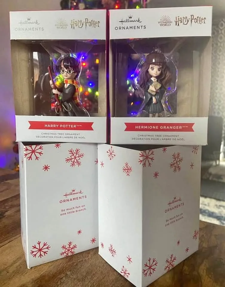Harry Potter Hallmark Ornaments - Harry and Hermione thumbnail