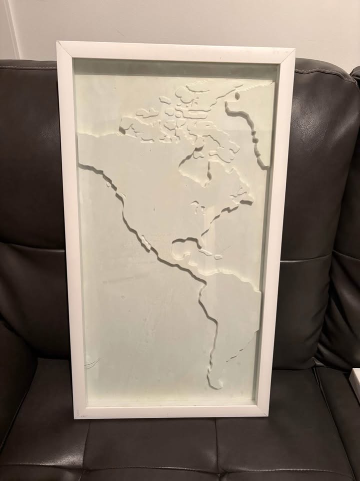 White world wall hanging map - photo 2