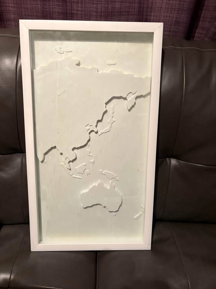 White world wall hanging map - photo 4