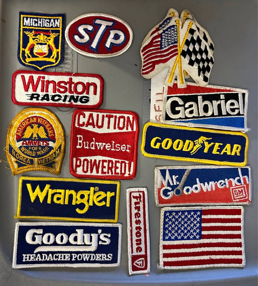 NASCAR patches and Stickers