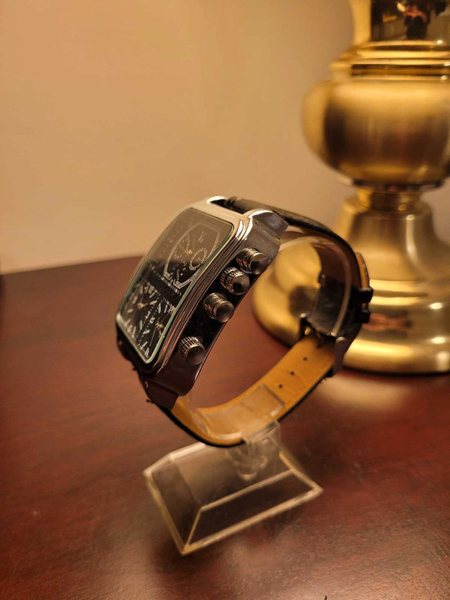 Brand New Black and Silver V6 Squared Men's Watch - photo 2
