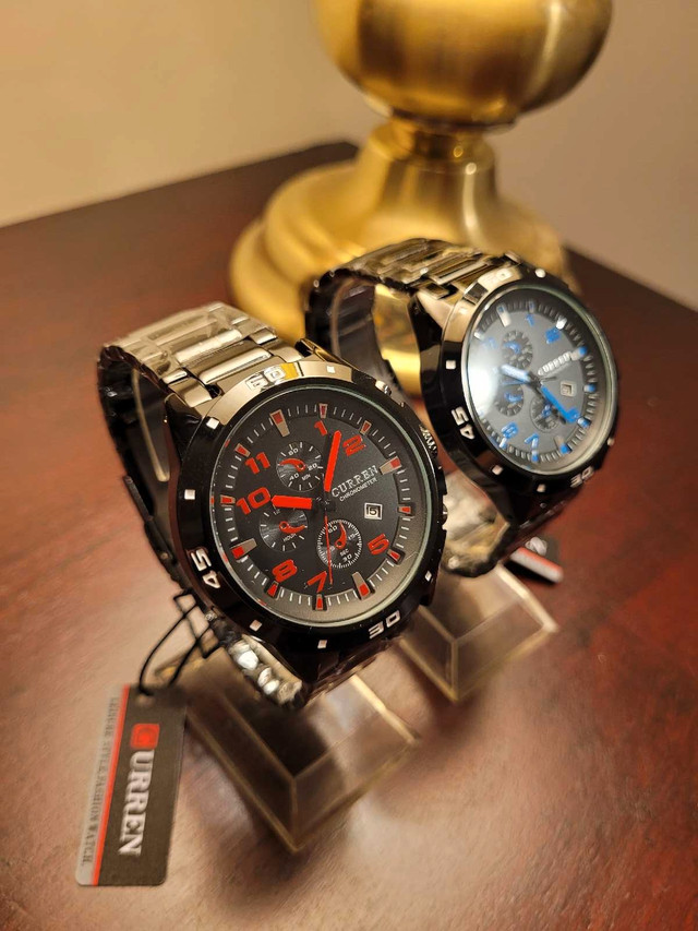 Two Brand New Men's Curren Chronometer Watch - photo 2