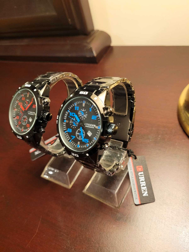 Two Brand New Men's Curren Chronometer Watch - photo 3