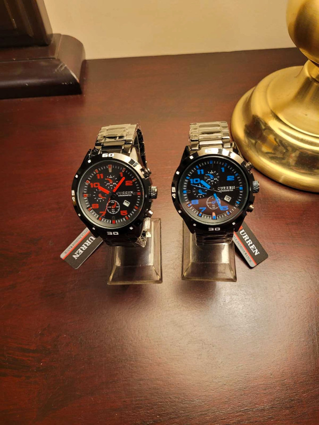 Two Brand New Men's Curren Chronometer Watch - photo 4