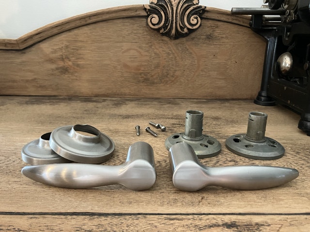 Satin Nickel Finish Door Knob - Passage