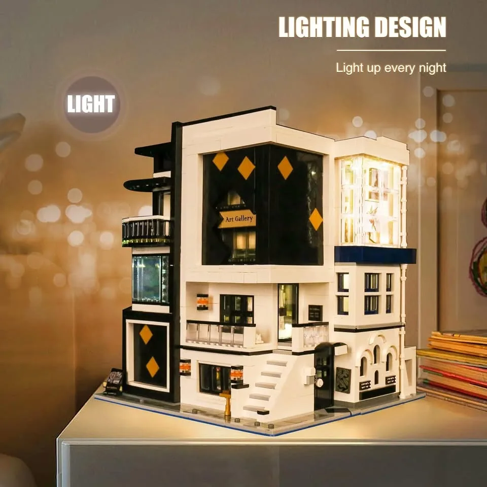 Building Blocks with LED Lights Art Gallery image indicator(2)