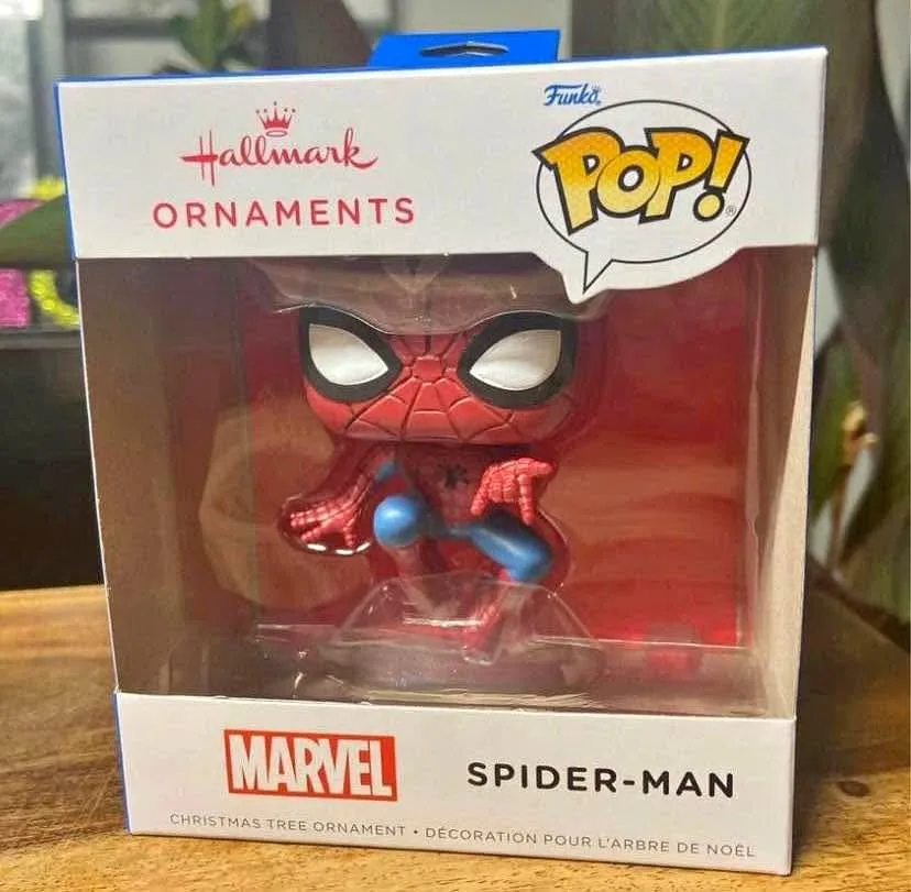 BRAND NEW: Hallmark Ornament Funko POP! Marvel Spider-Man thumbnail