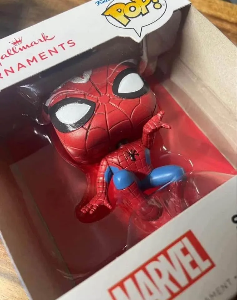 BRAND NEW: Hallmark Ornament Funko POP! Marvel Spider-Man image indicator(2)