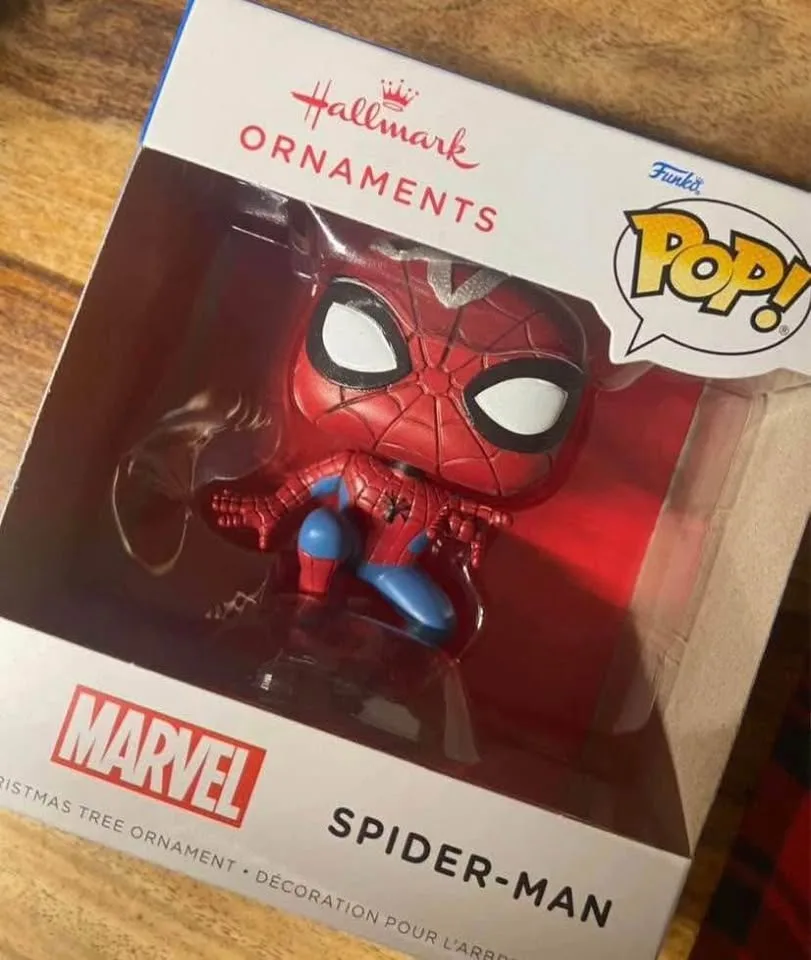 BRAND NEW: Hallmark Ornament Funko POP! Marvel Spider-Man image indicator(3)