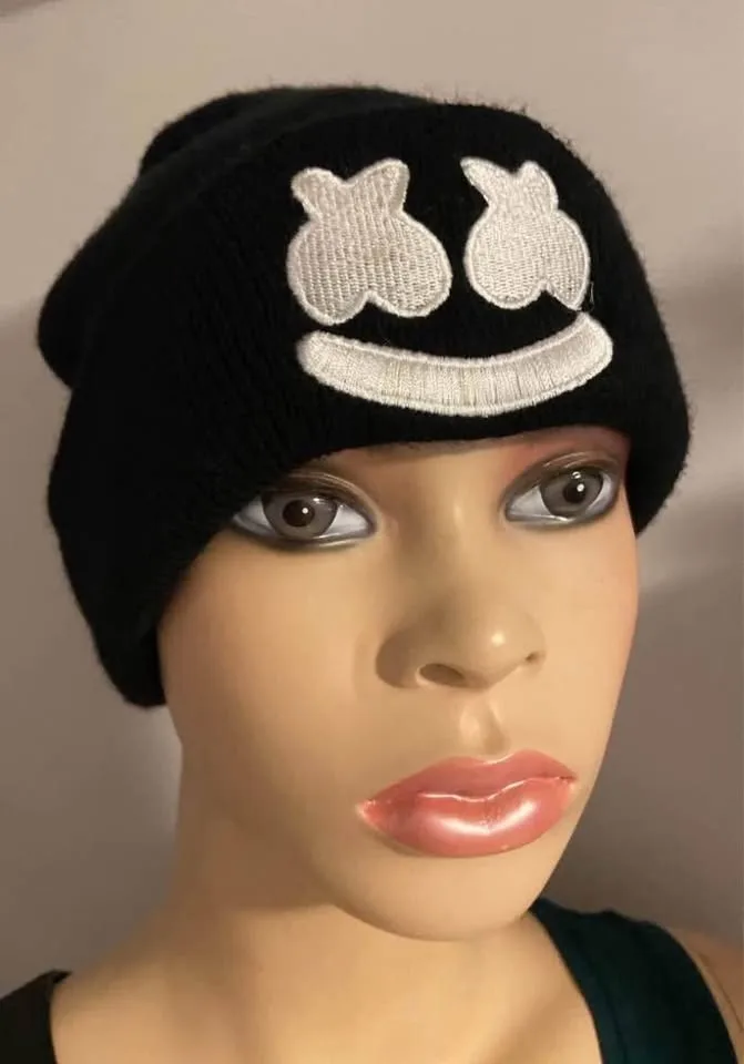 LIKE NEW: DJ Marshmellow Fortnite Beanie Hat image indicator(4)