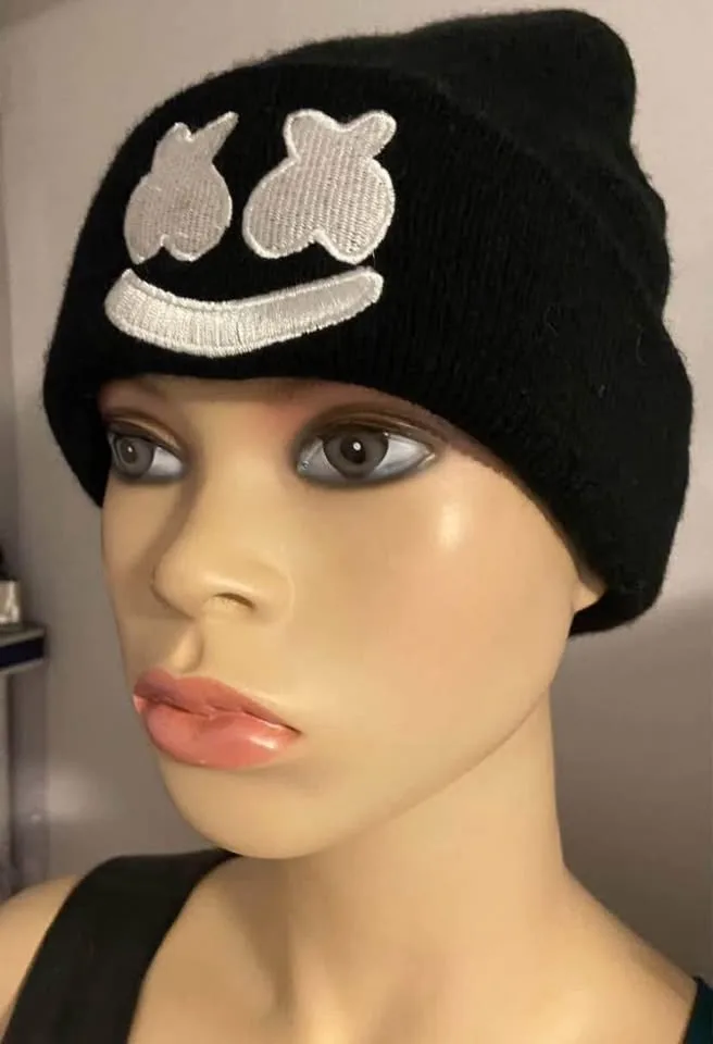 LIKE NEW: DJ Marshmellow Fortnite Beanie Hat image indicator(6)