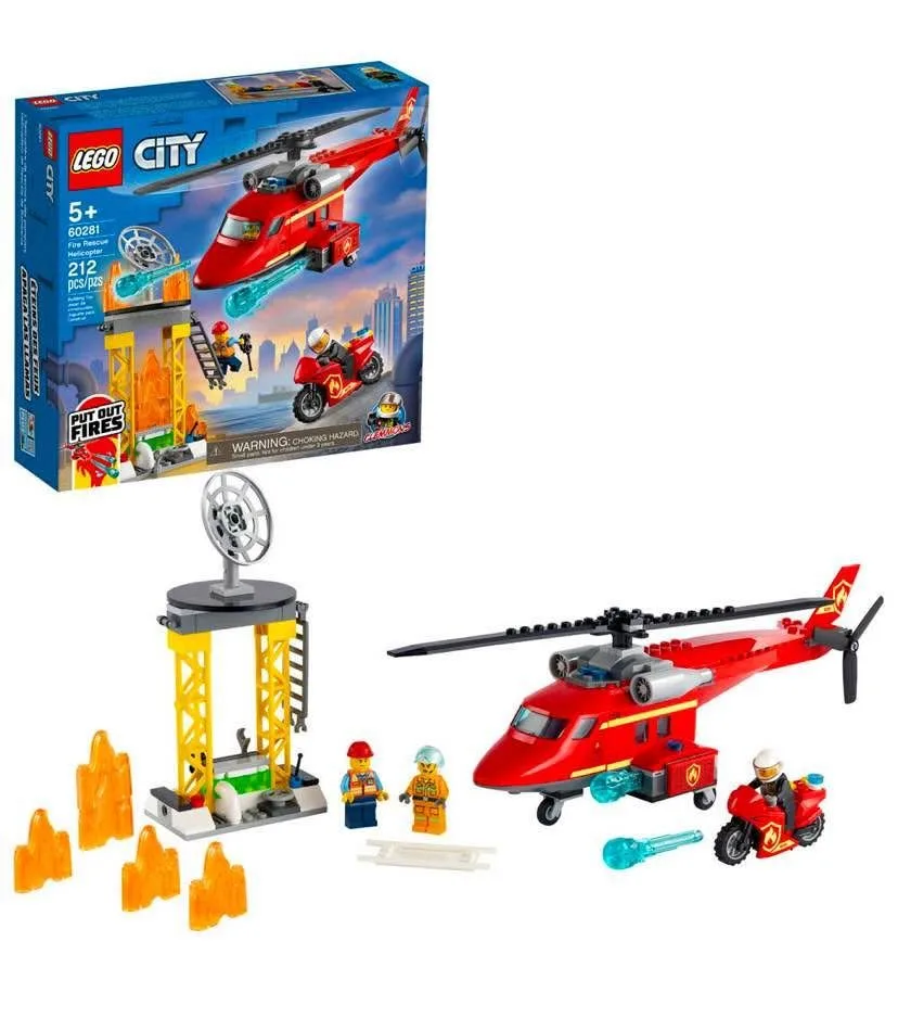 BRAND NEW: Lego City Fire Resue Helicopter 60281 *RETIRED* image indicator(10)
