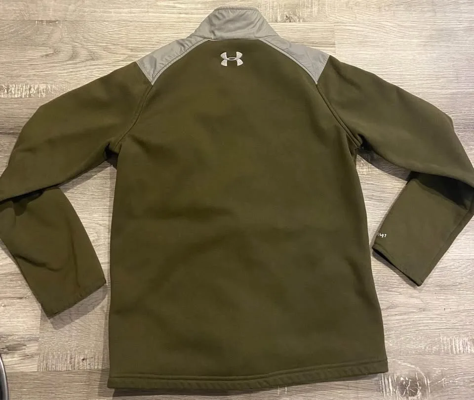 Under Armour Kids Fleece Zip Up Sweater YOUTH LARGE image indicator(5)