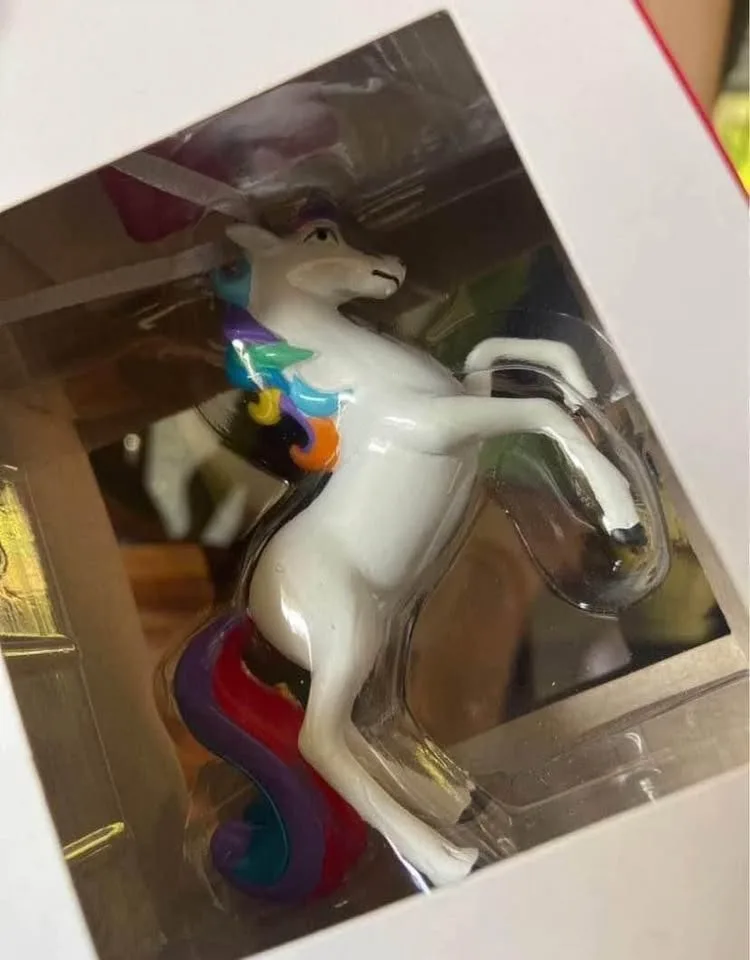 BRAND NEW: Hallmark Rainbow Mane Unicorn Ornament image indicator(3)