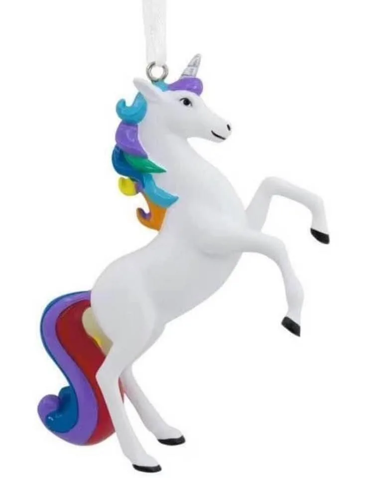 BRAND NEW: Hallmark Rainbow Mane Unicorn Ornament image indicator(8)