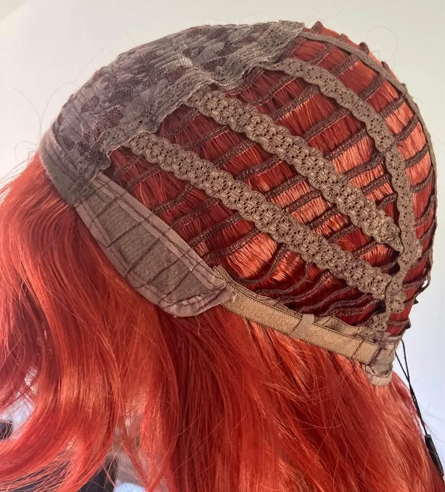 NEW: Long Curly Ginger Spice Poison Ivy Wig (2089) image indicator(9)