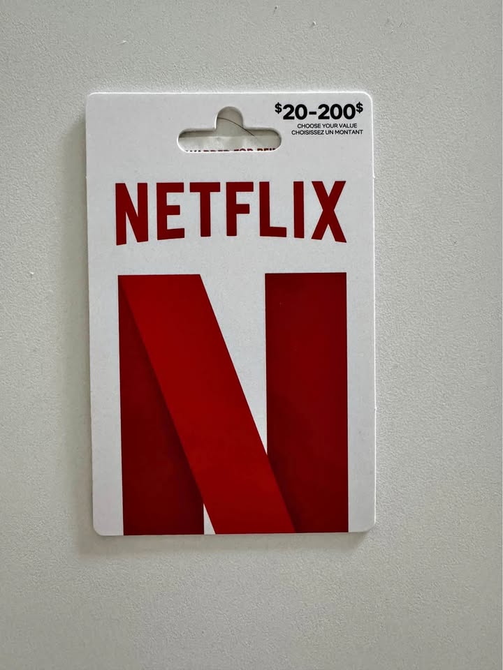 Netflix gift card $100