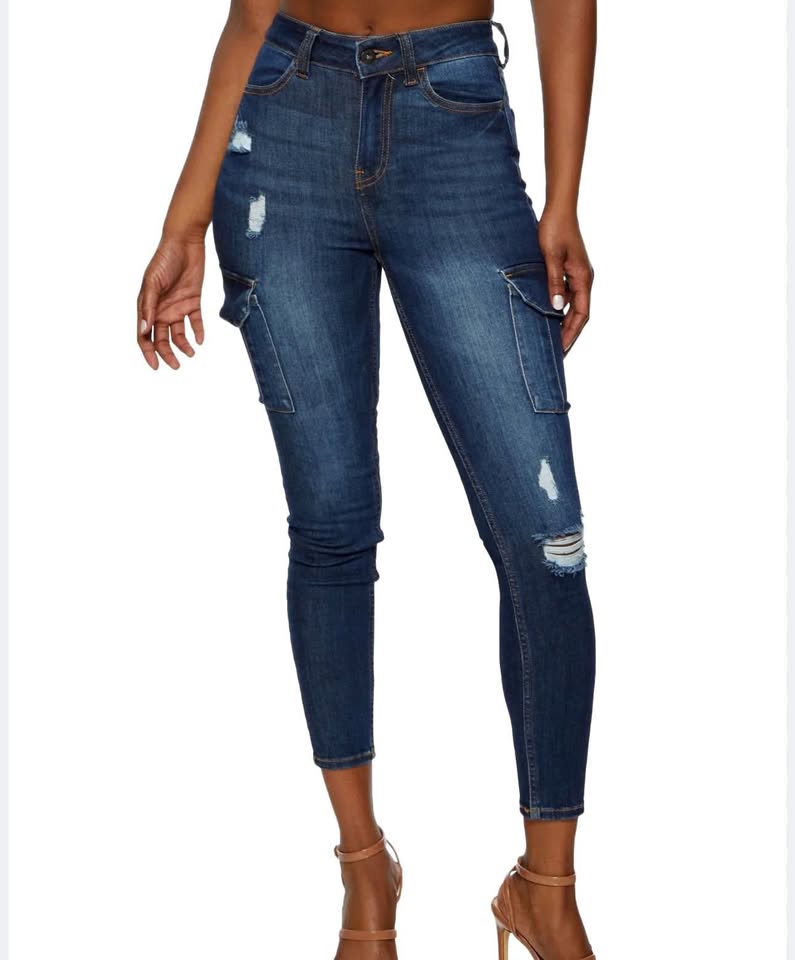 Women Skinny Wax Jeans