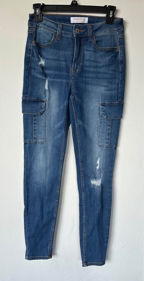Women Skinny Wax Jeans - photo 2