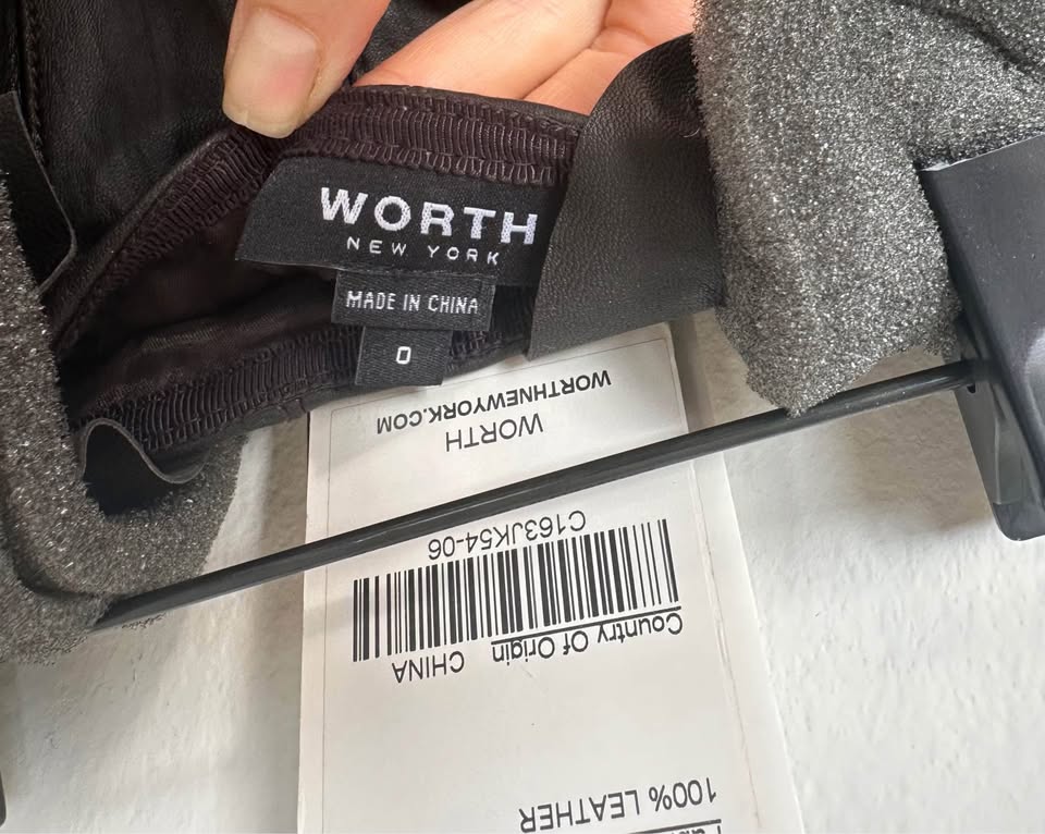 Women Leather Skirt Neutral - photo 3