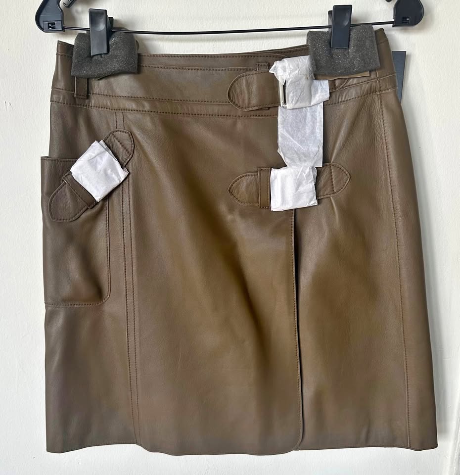 Women Leather Skirt, Artichoke