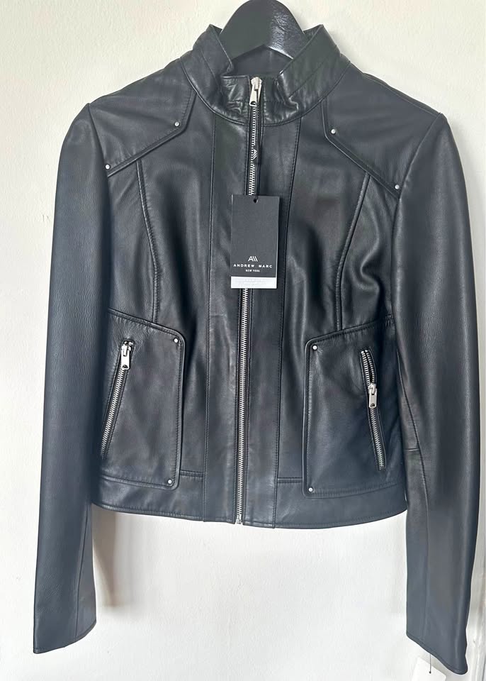 Women Harbel Leather Jacket