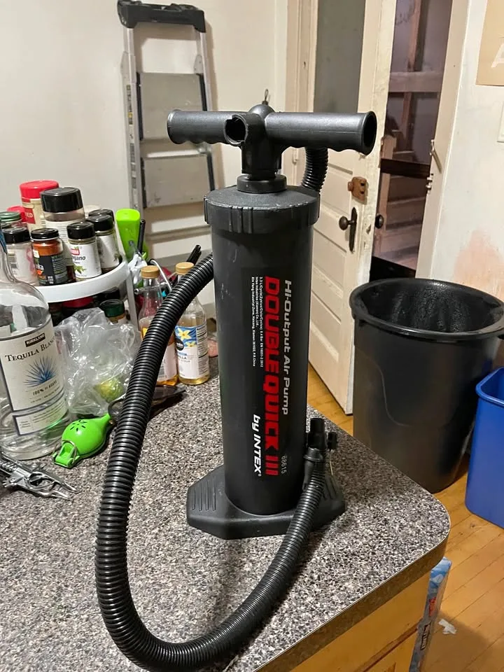 Intex Manual Air pump - Black Plastic High Output Hand Pump thumbnail