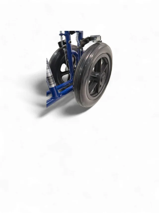 Medline Aluminum Transport Chair WITH LARGE WHEELS image indicator(5)