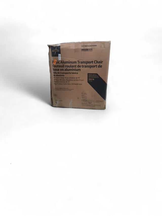 Medline Aluminum Transport Chair WITH LARGE WHEELS image indicator(7)