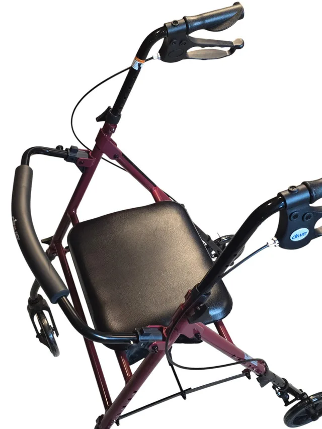 DRIVE Medical 4-Wheel Rollator Walker (10257RD-1) image indicator(2)