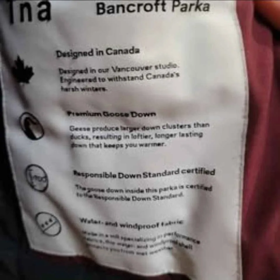 TNA Aritzia Goose Down Winter Jacket -30°C image indicator(8)