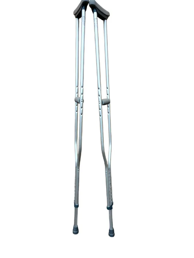 Pair of underarm crutches mobility assistance 6.6 tall image indicator(2)