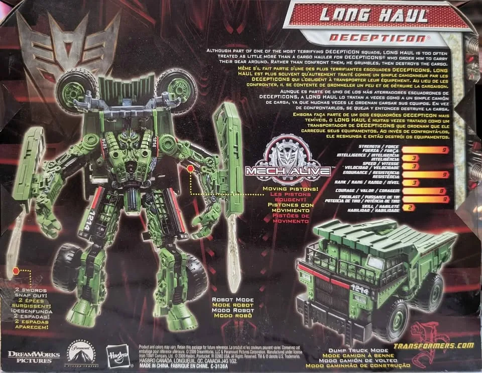 Transformers R.O.T.F. '09: Voyager Class Long Haul image indicator(2)