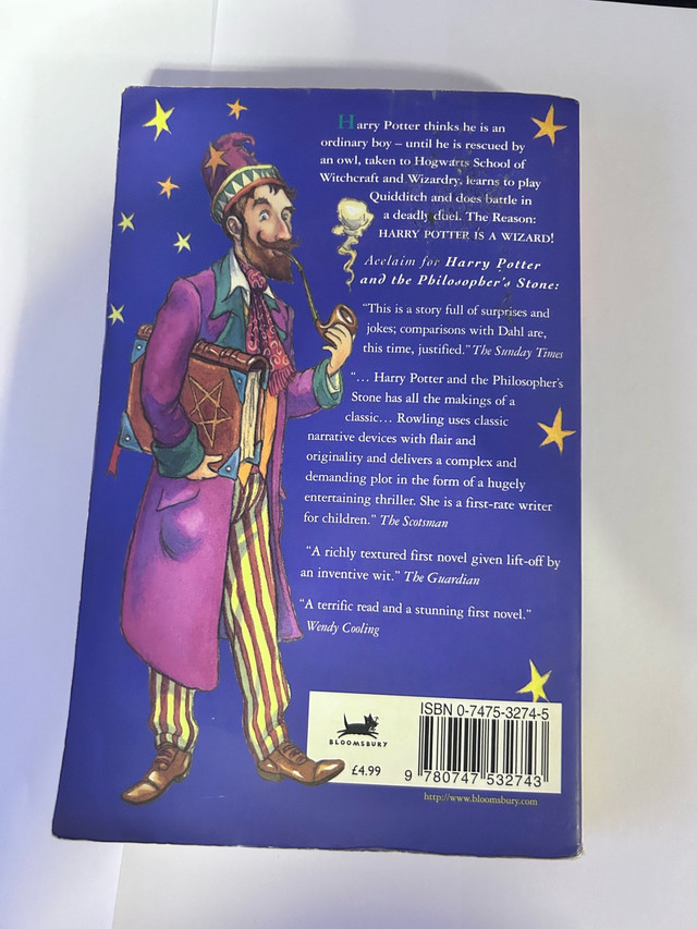 Harry Potter Book 5th Print w errors - photo 2
