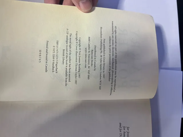 Harry Potter Book 5th Print w errors image indicator(3)