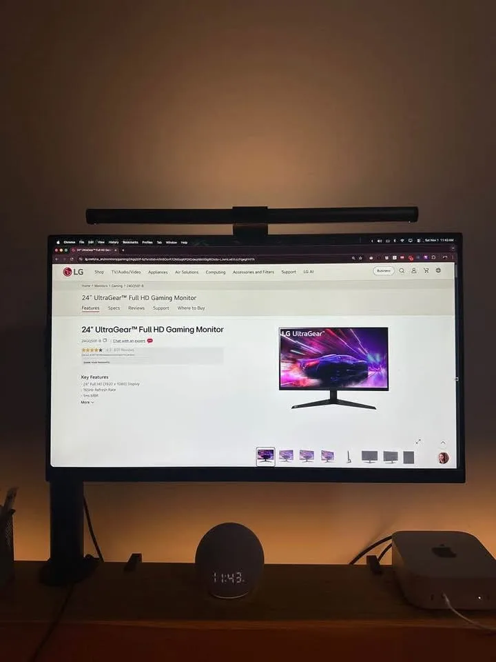 LG UltraGear 24" 165Hz Gaming Monitor image indicator(4)