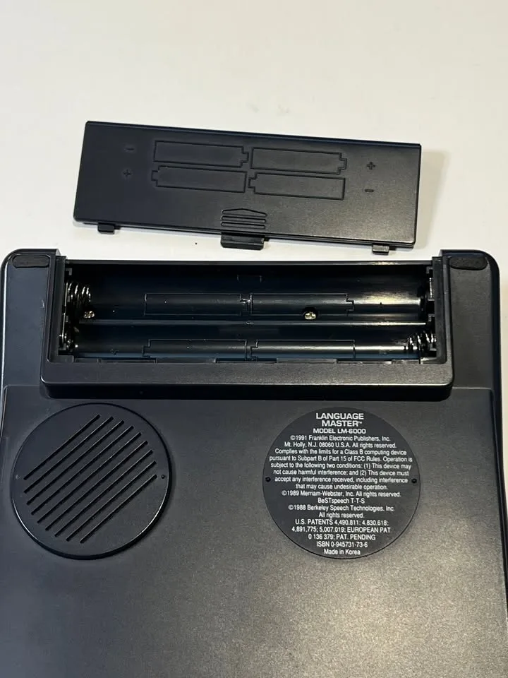 Franklin Language master LM-6000 image indicator(3)