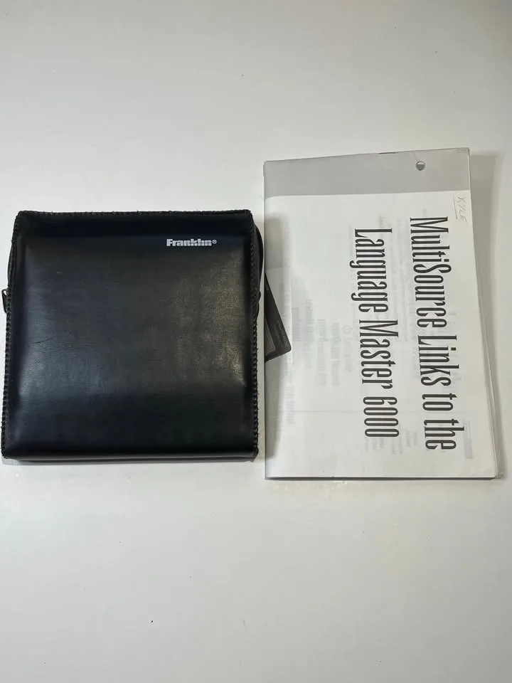 Franklin Language master LM-6000 image indicator(4)