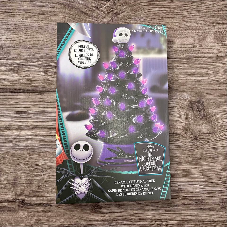 [NEW] Nightmare Before Christmas Ceramic Tree 12 inch