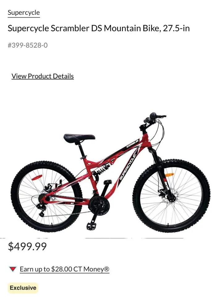 Supercycle Scrambler DS Mountain Bike, 27.5 image indicator(10)