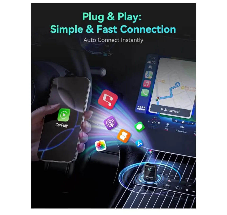 Wireless CarPlay Adapter image indicator(2)
