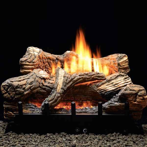 Ventless Propane Gas log fire place