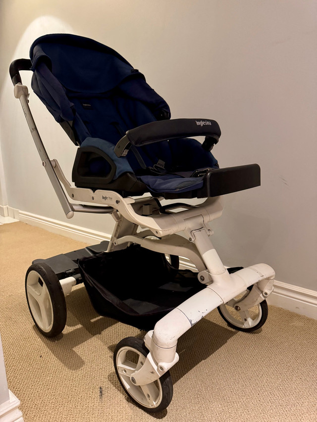 Inglesina Stroller + Ride-On Board – Reclines Fully, Easy Fold - photo 2